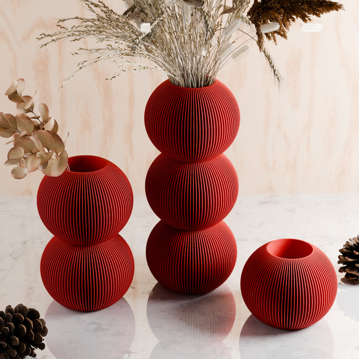 BUBBLE Vase | RED
