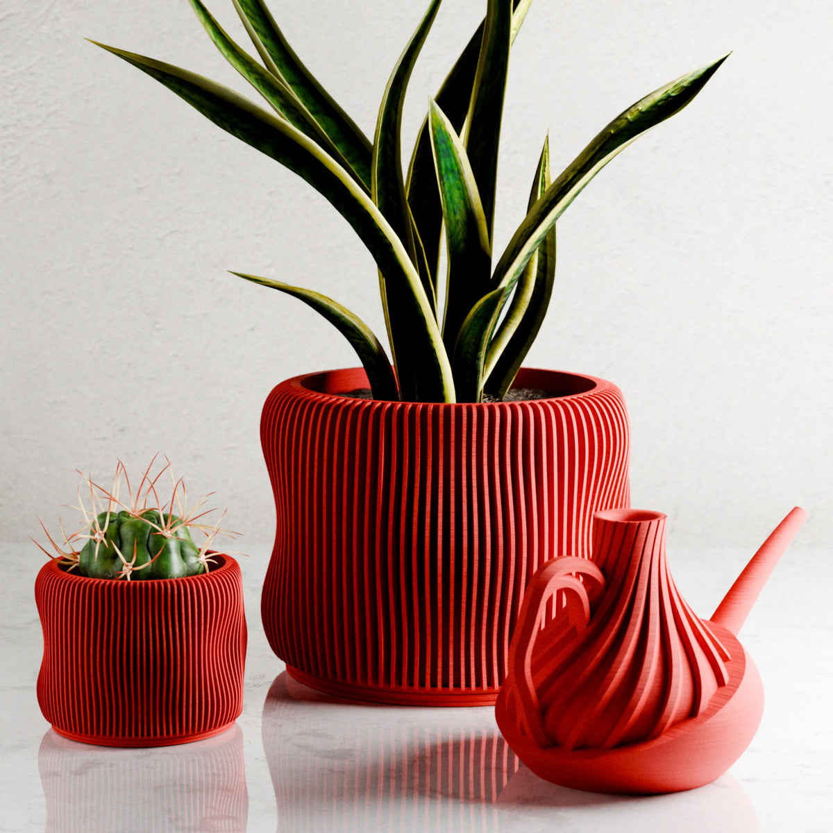 BUBBLY Planter | RED