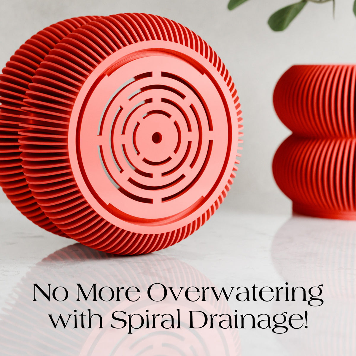 Double BUBBLES Planter | RED