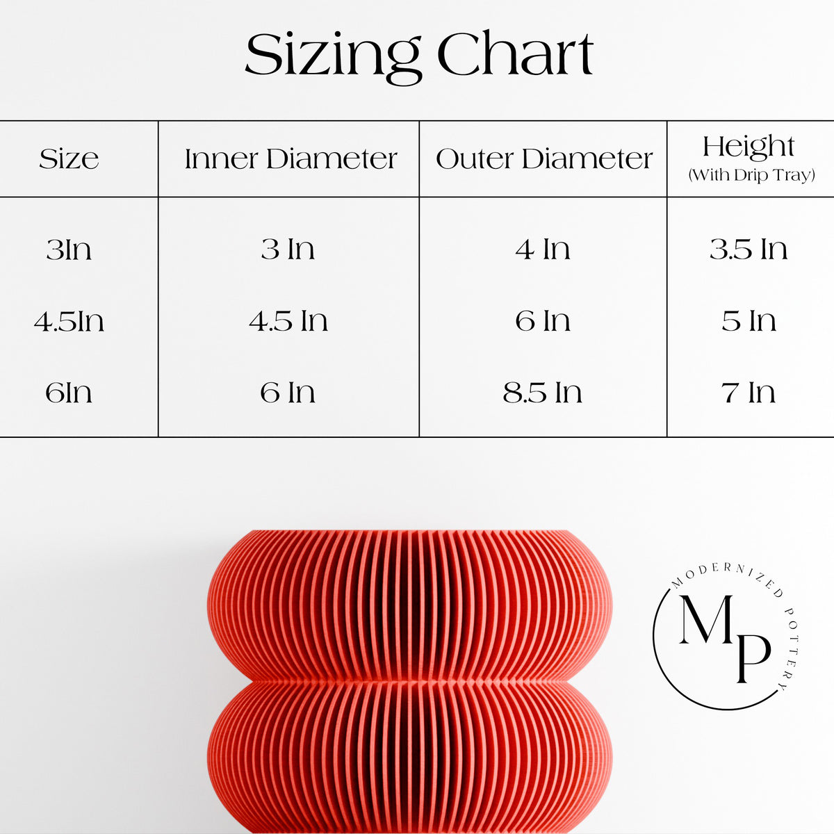 Double BUBBLES Planter | RED