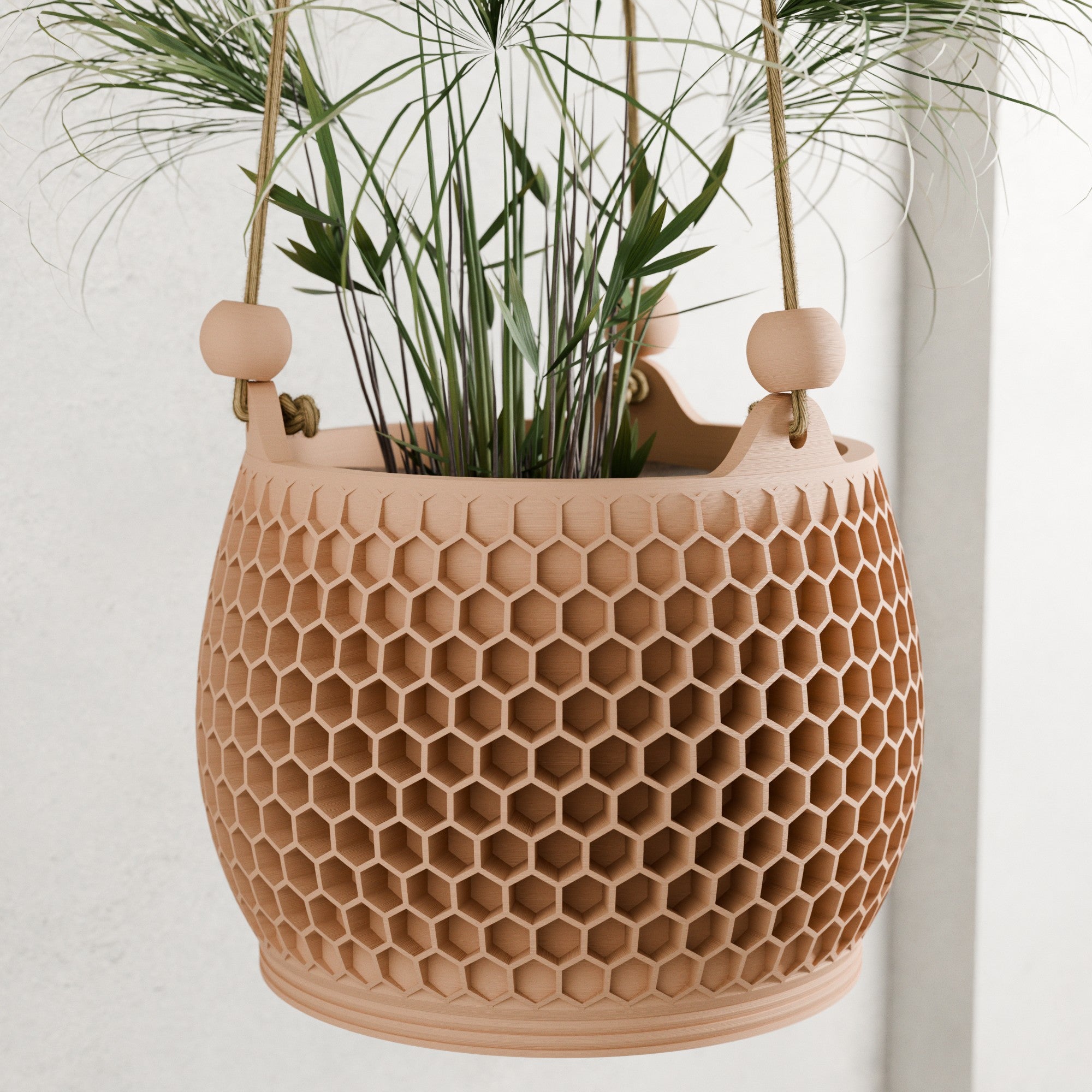 Hanging Honeycomb Planter