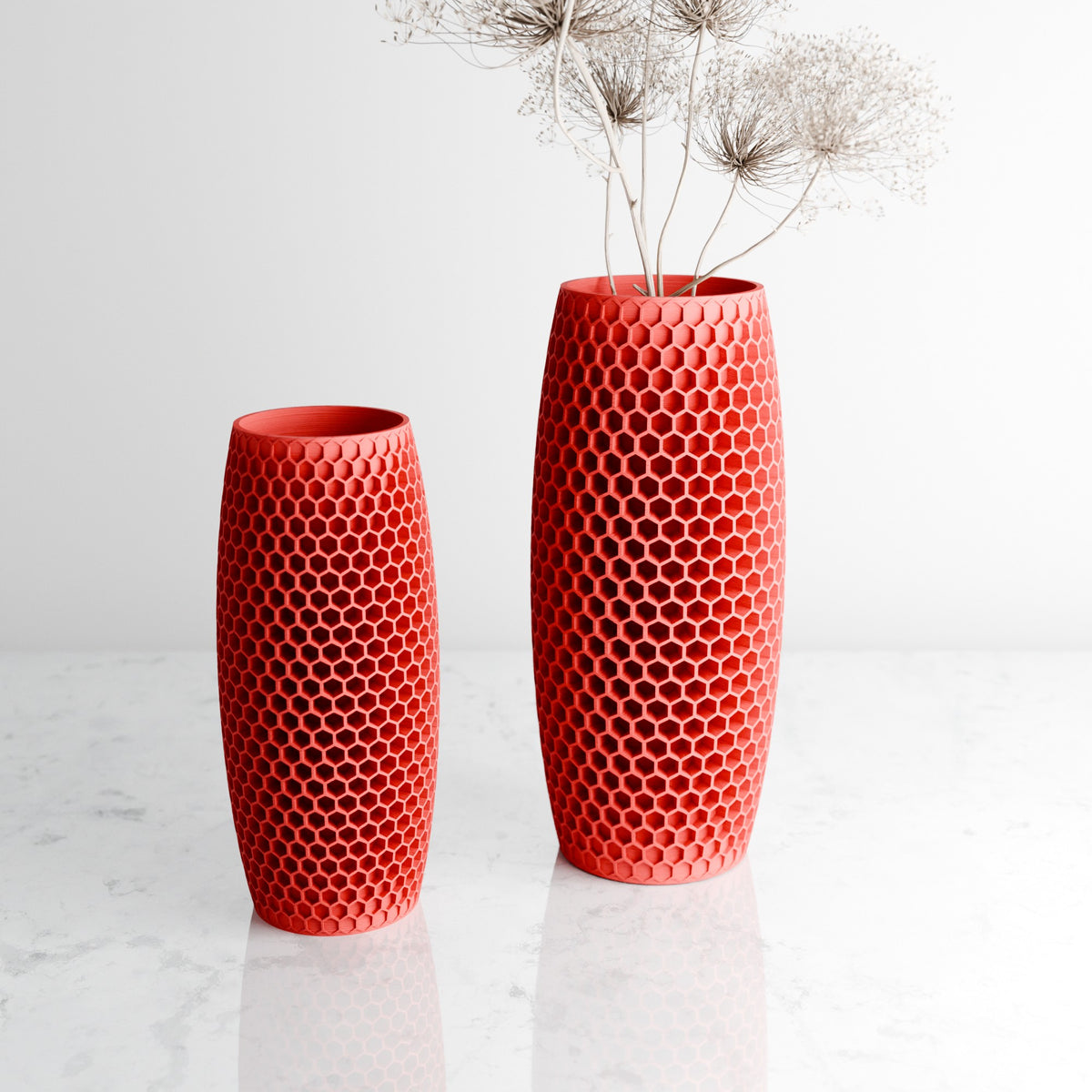 Honeycomb Vase | RED