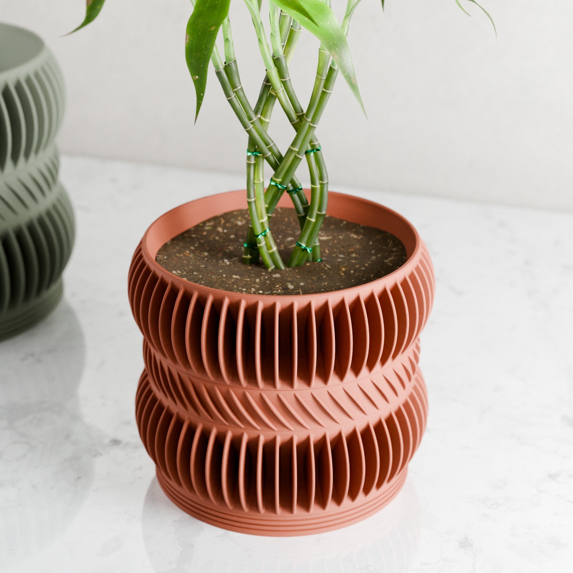 Ribbed Planter
