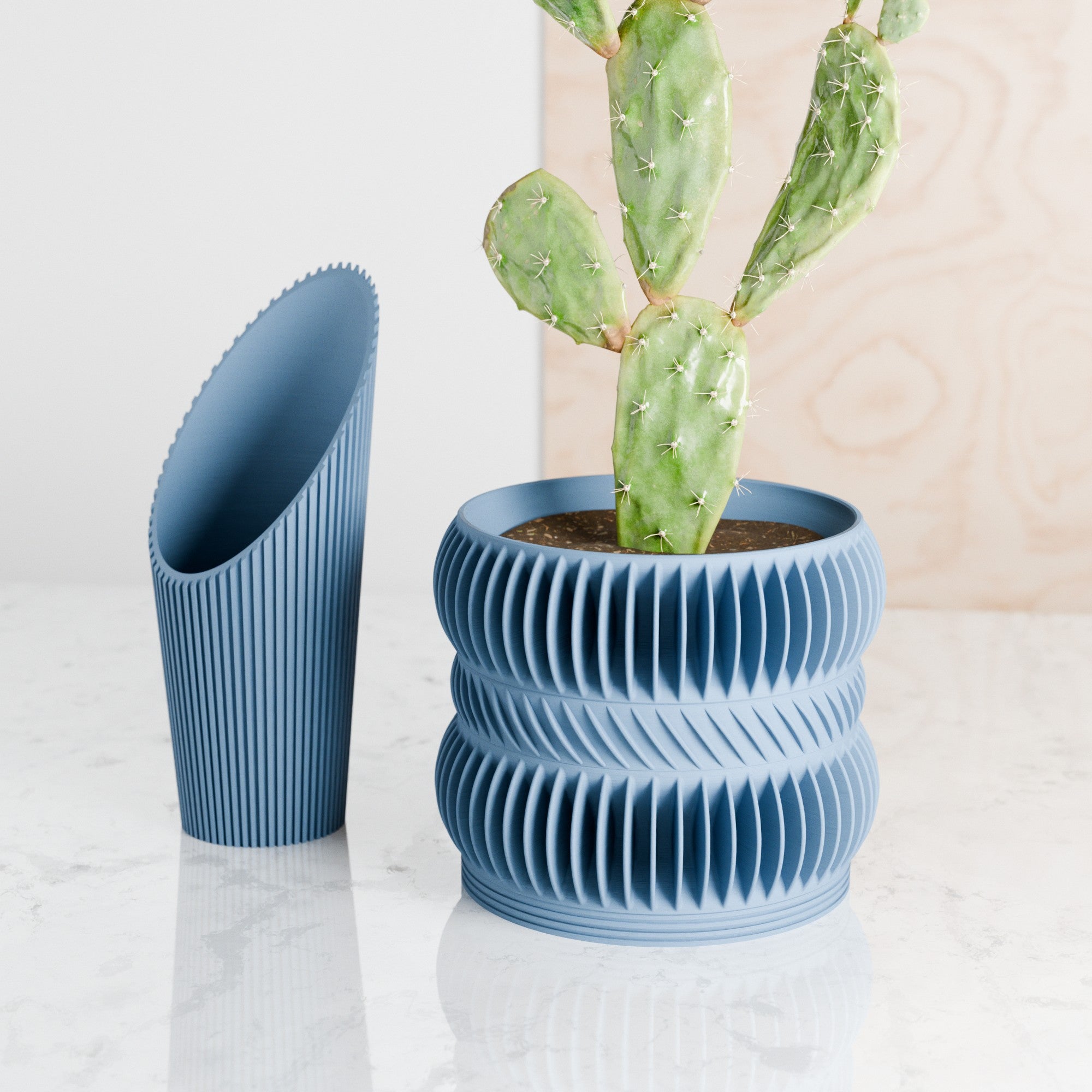 Ribbed Planter