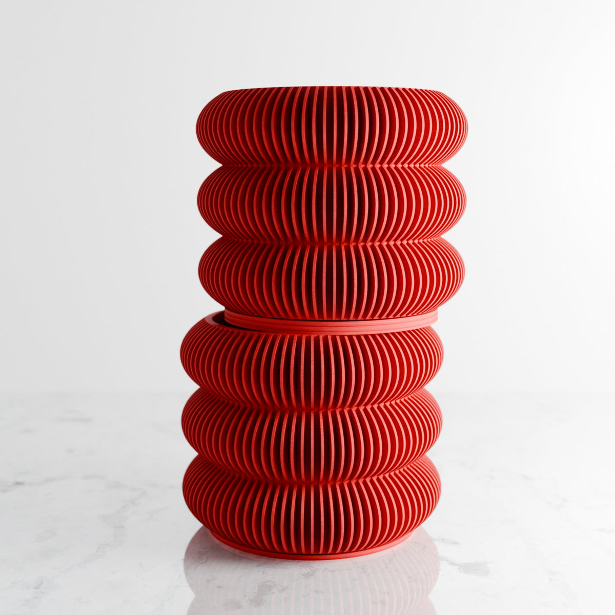 Triple BUBBLES Planter | RED
