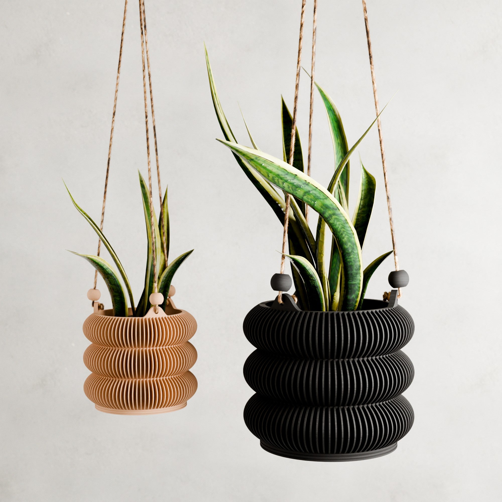 Hanging Triple Bubbles Planter