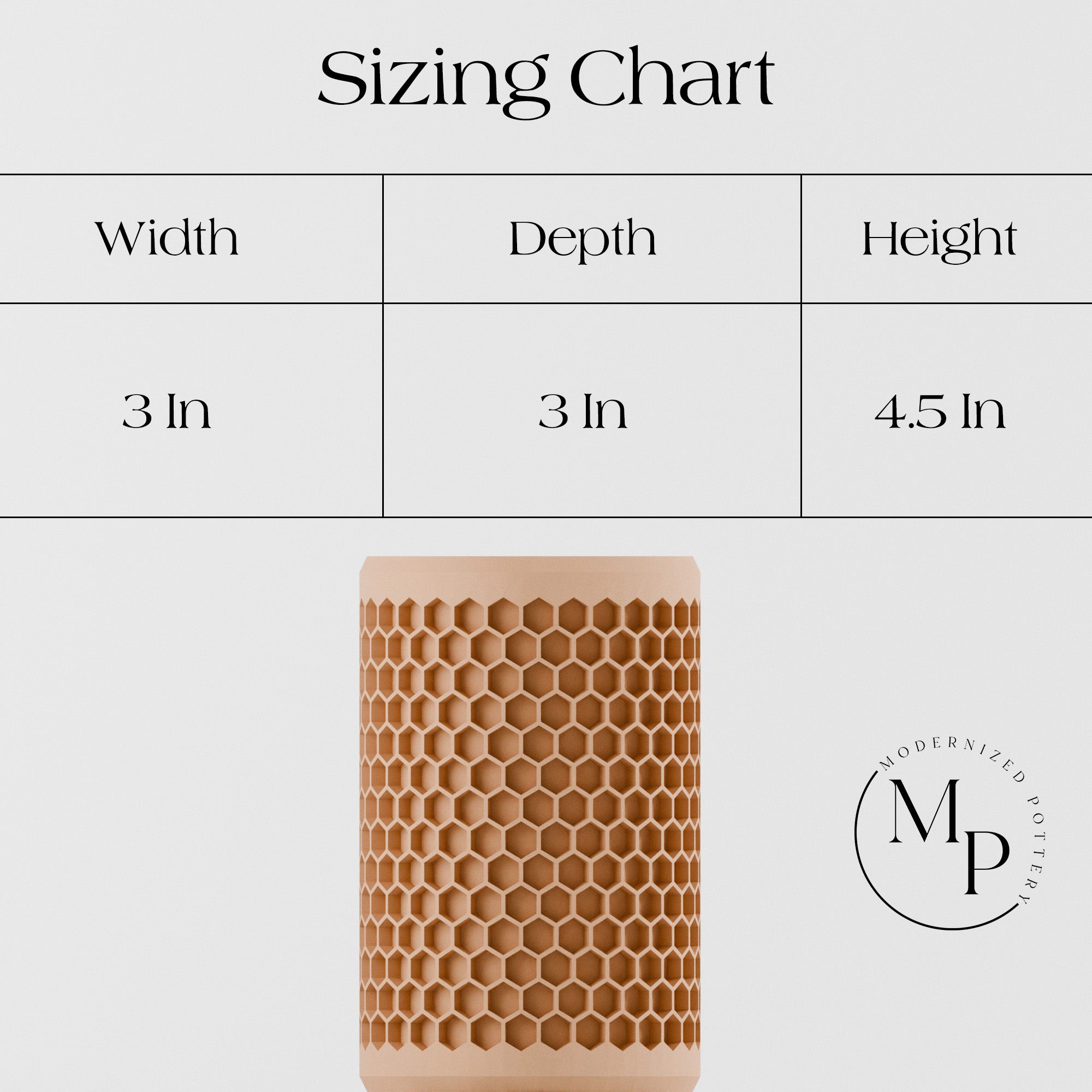 Modern Honeycomb Pencil Holder - Image 3