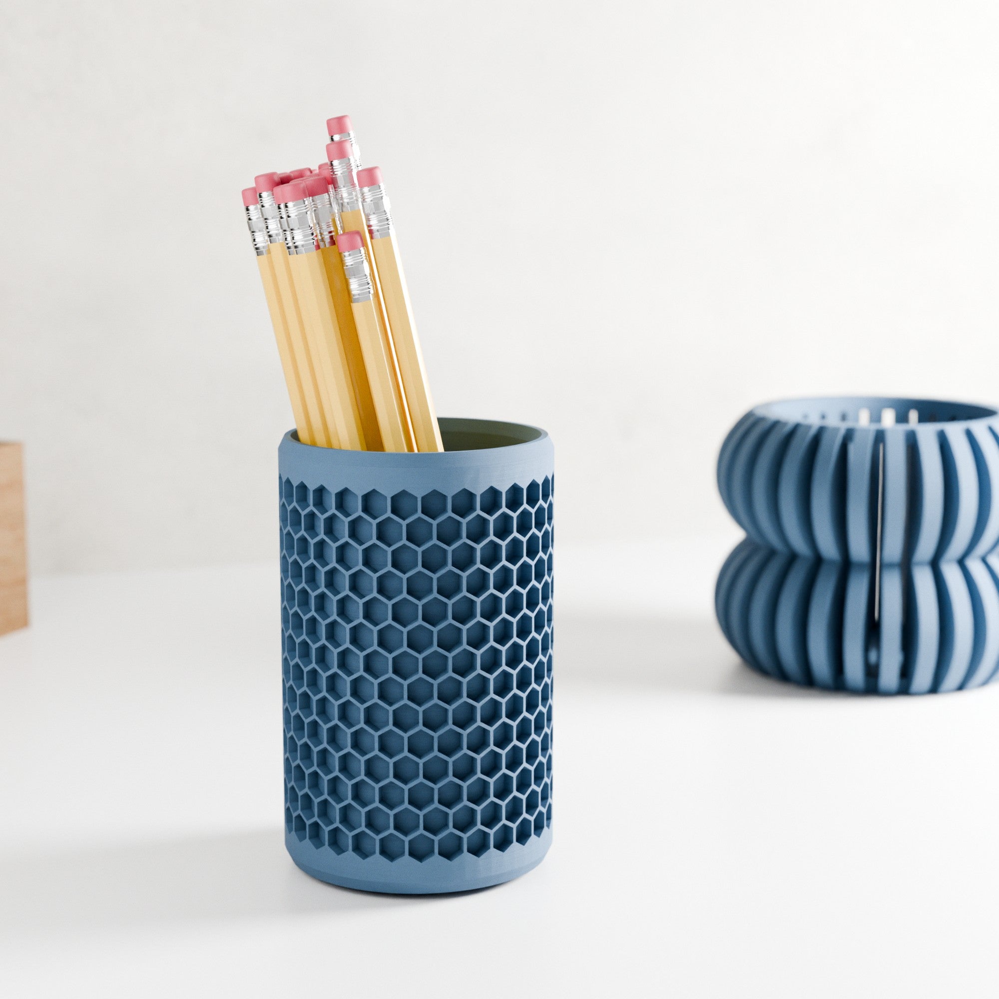 Modern Honeycomb Pencil Holder - Image 4