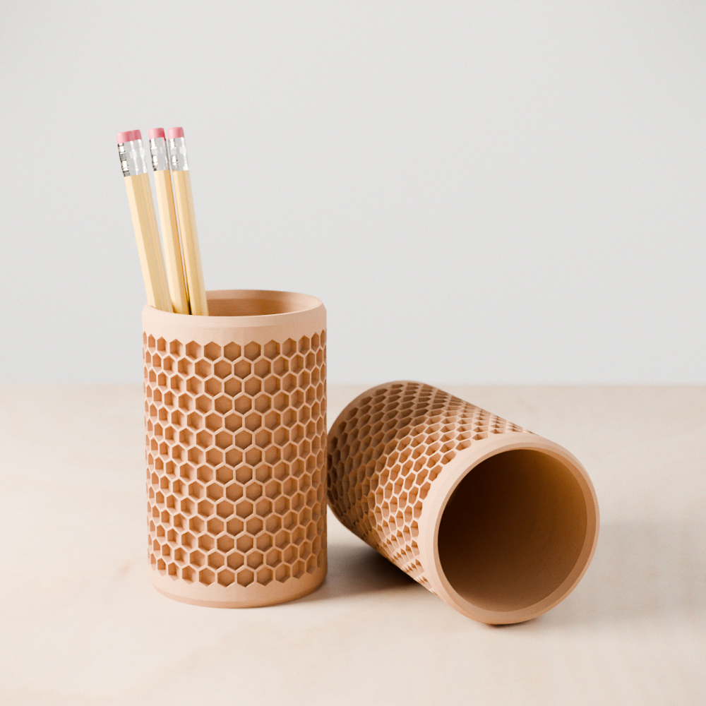 Modern Honeycomb Pencil Holder - Image 8