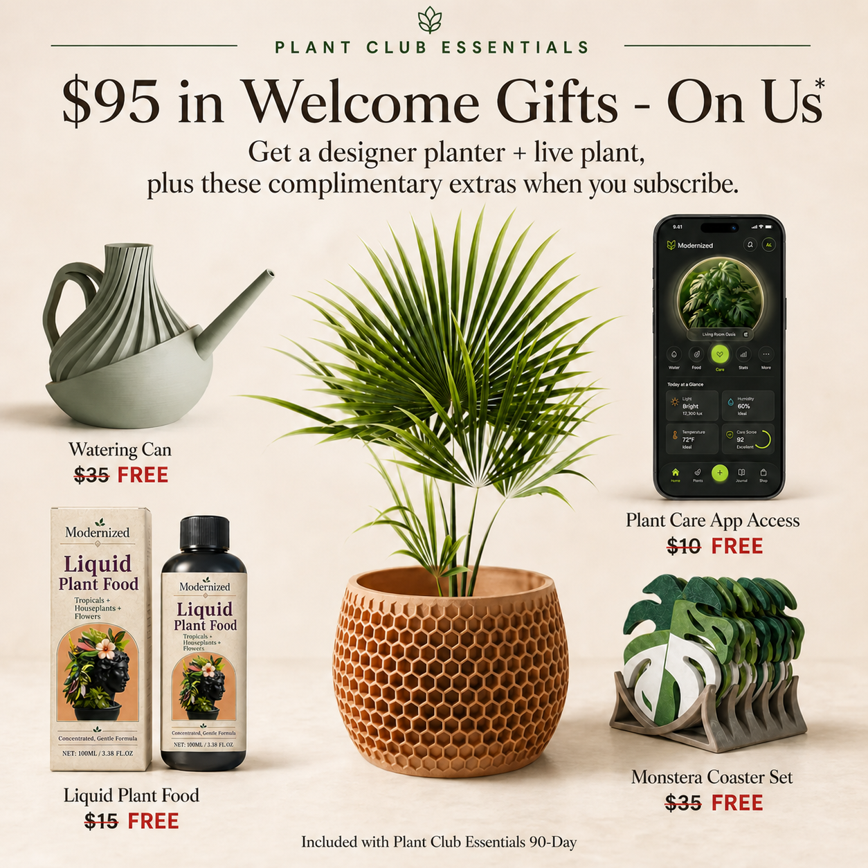 Houseplant + Planter Box selection