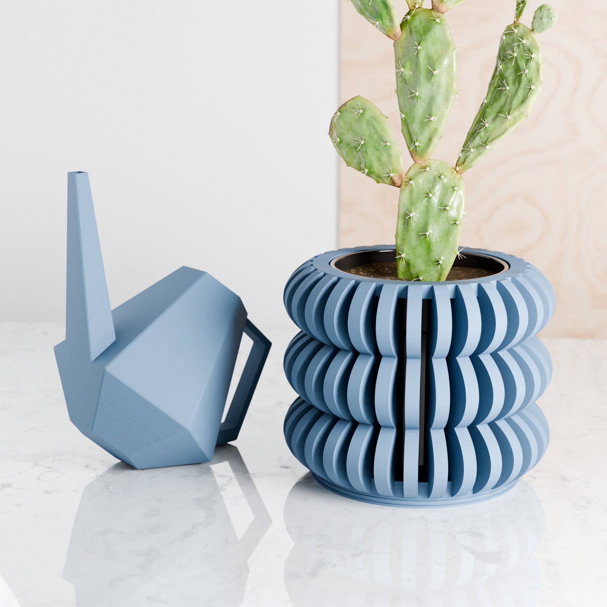 3D Printed Spiral Planter - Image 2