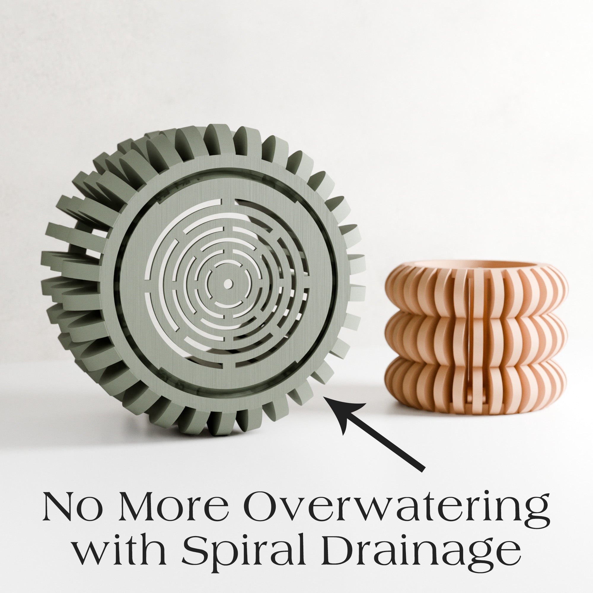 3D Printed Spiral Planter - Image 4