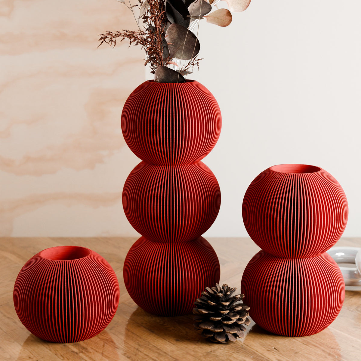 BUBBLE Vase | RED