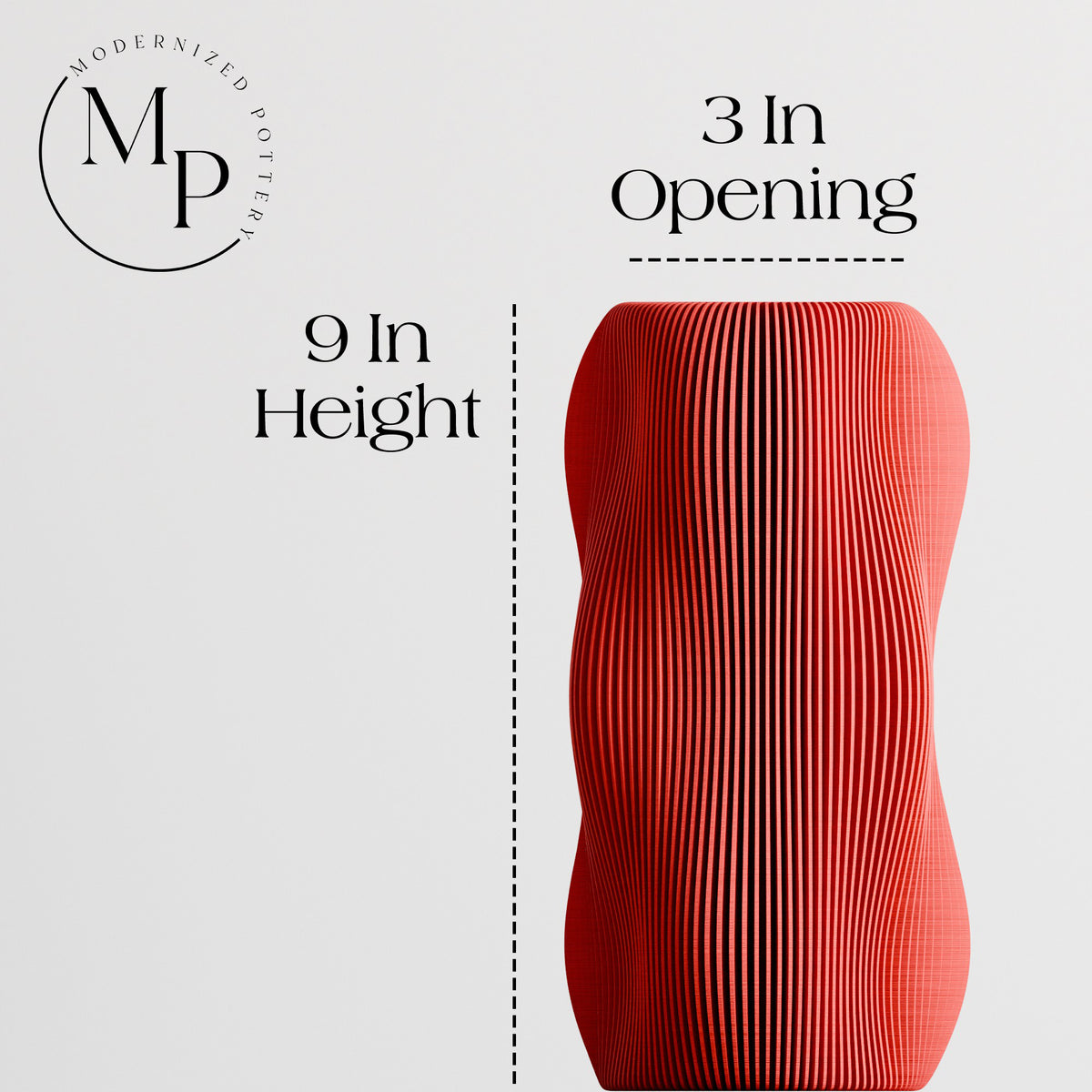 BUBBLY Vase | RED