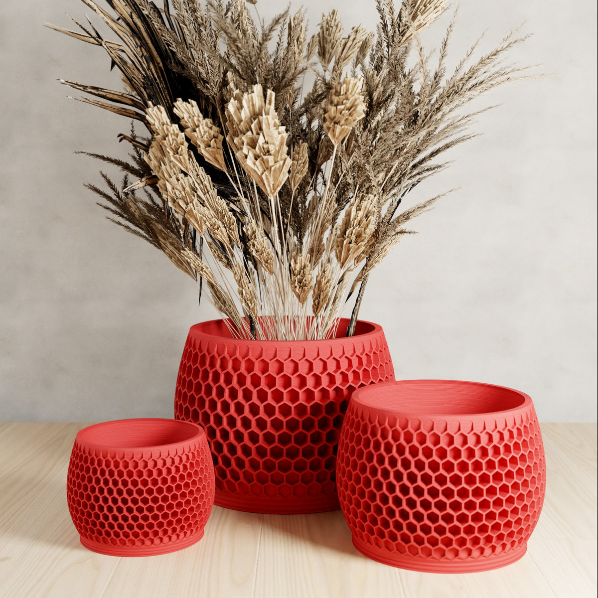 Honeycomb Planter | RED