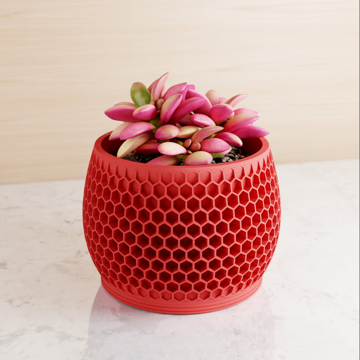 Honeycomb Planter | RED