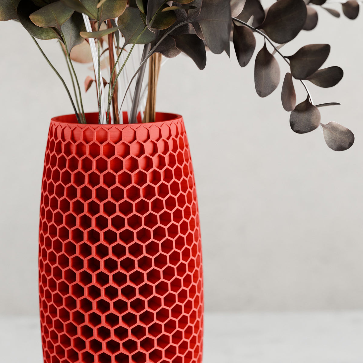 Honeycomb Vase | RED