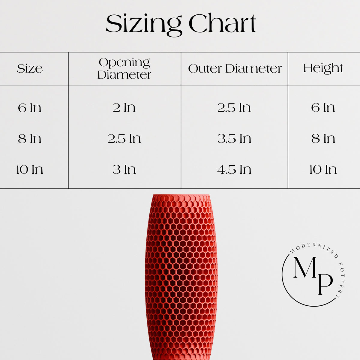 Honeycomb Vase | RED