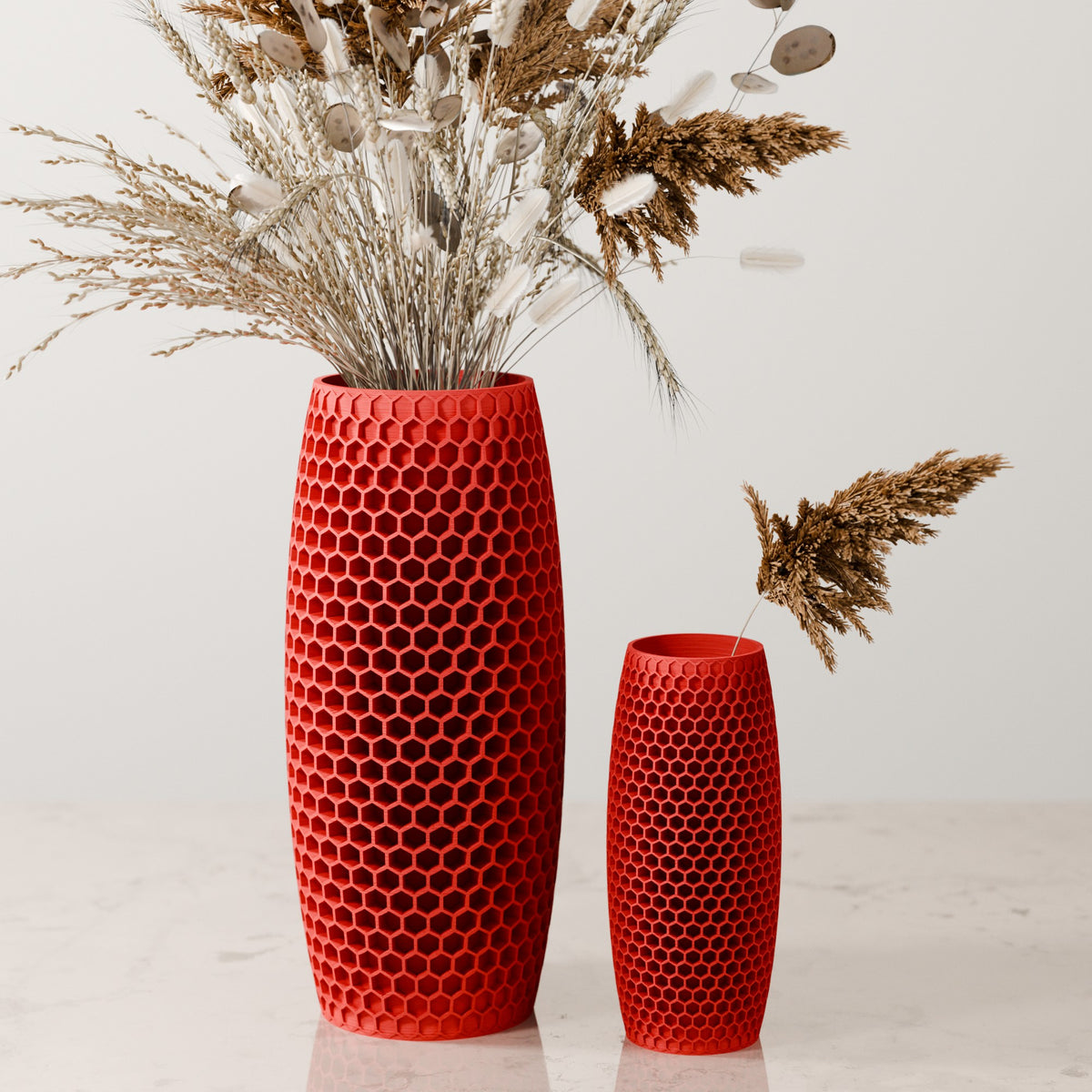 Honeycomb Vase | RED