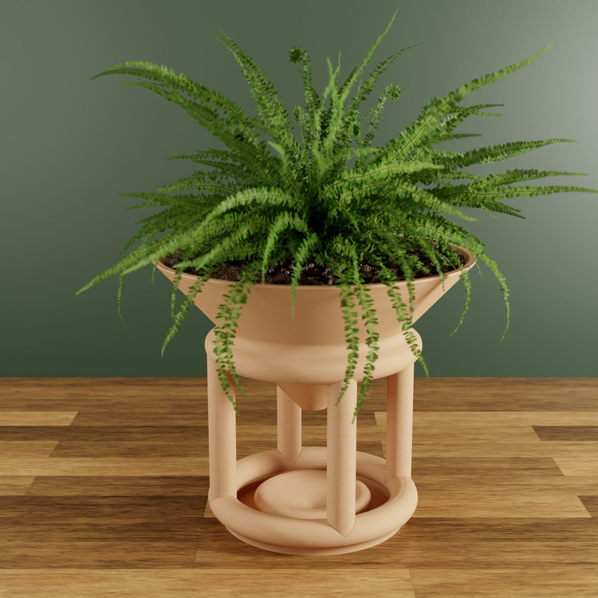 indoor plant pot base Funnel Planter