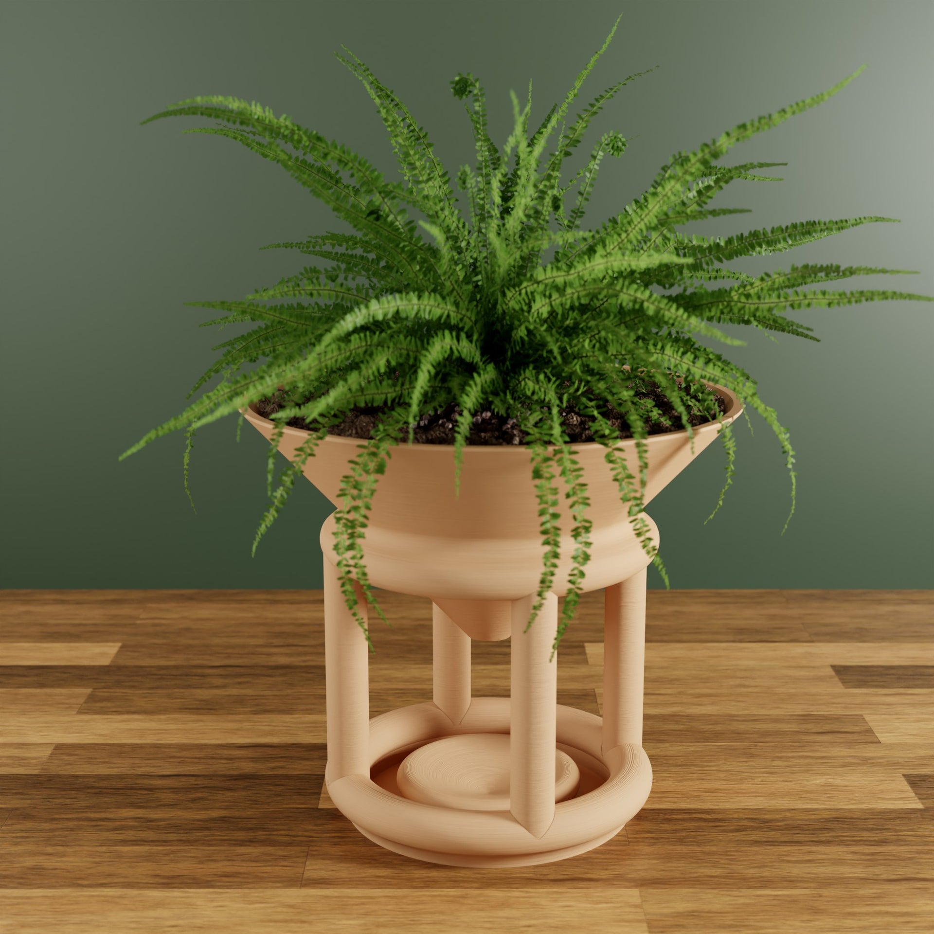 fern plant stand indoor Funnel Planter