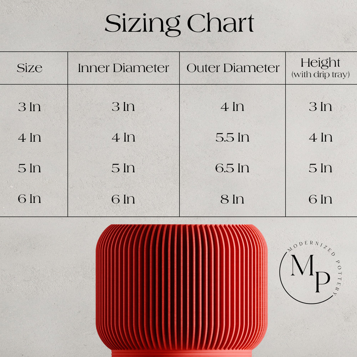 Orbis Planter | RED