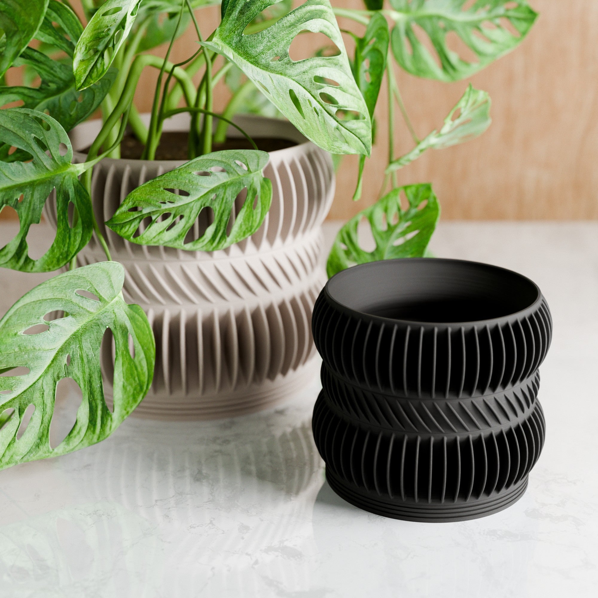 Ribbed Planter