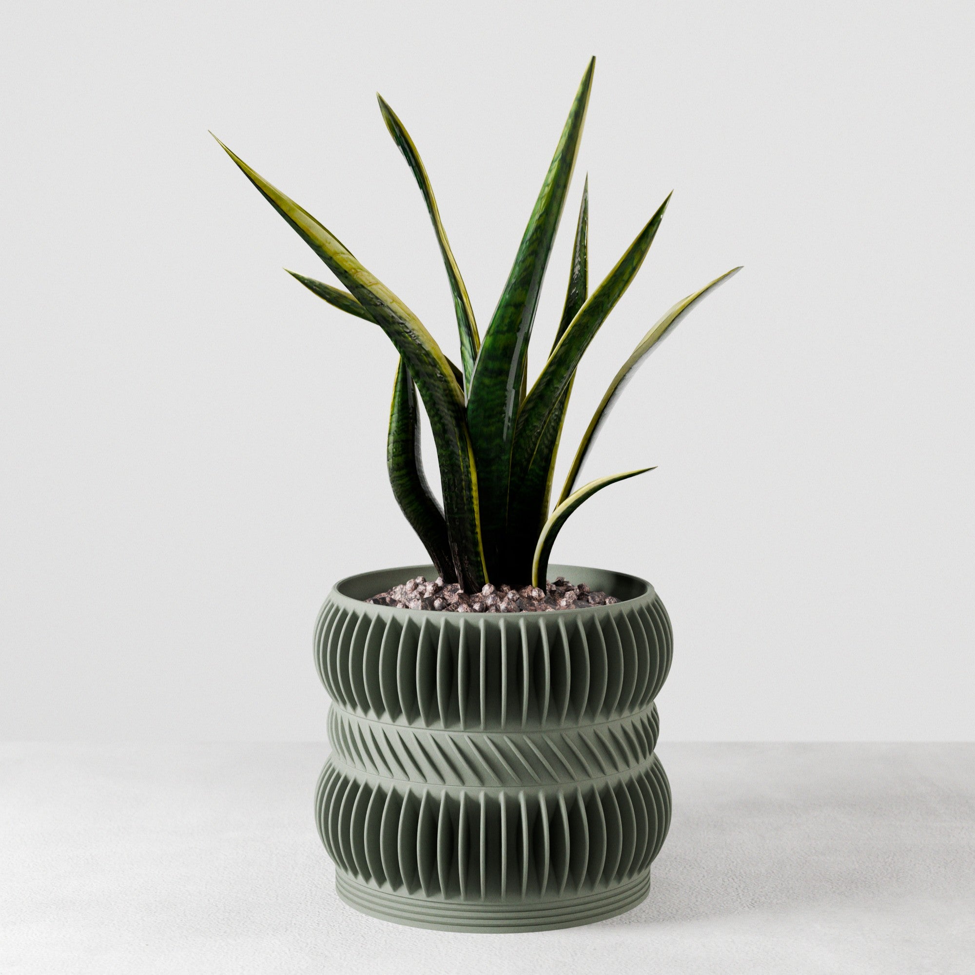 Ribbed Planter