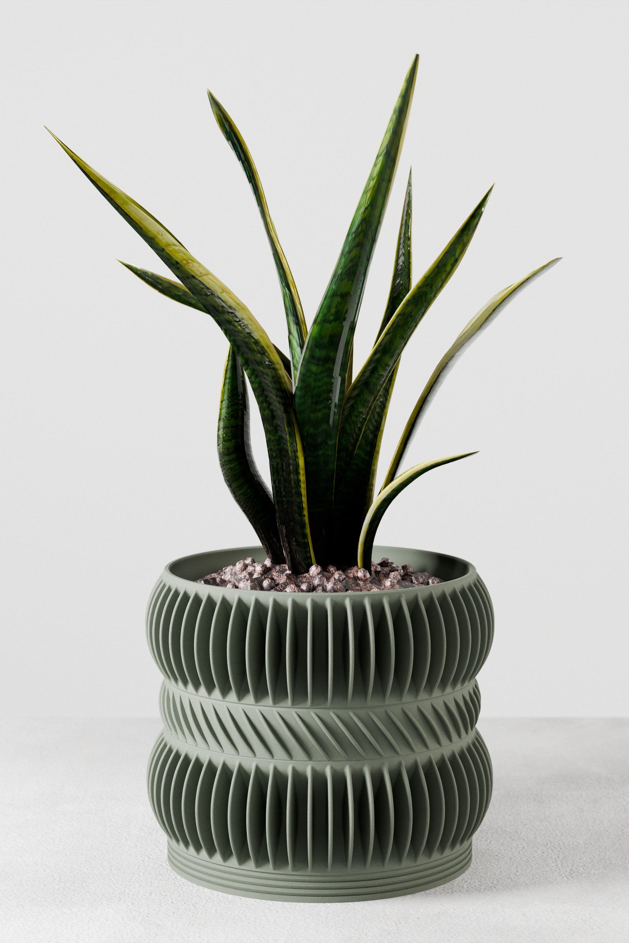 Ribbed Planter