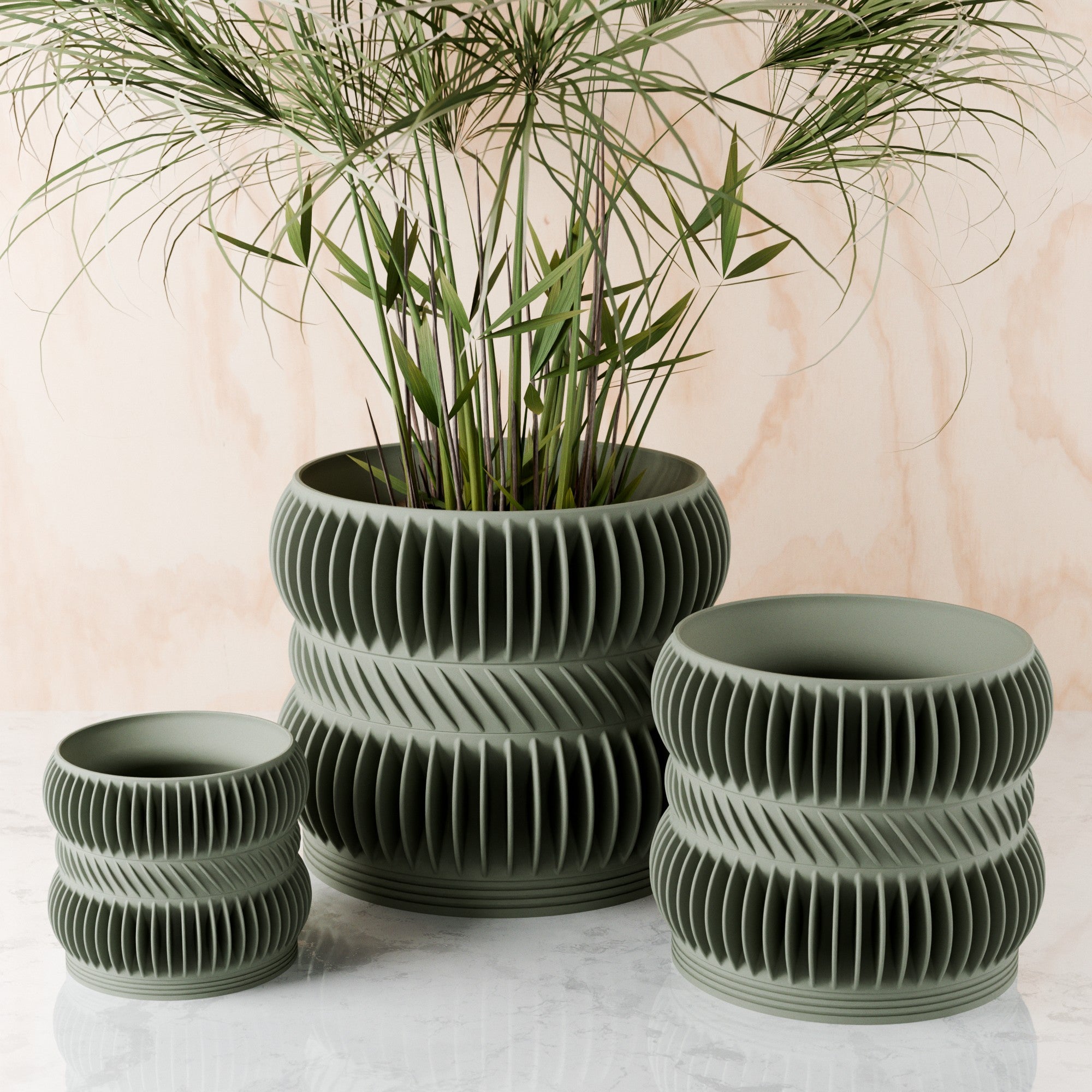 Ribbed Planter