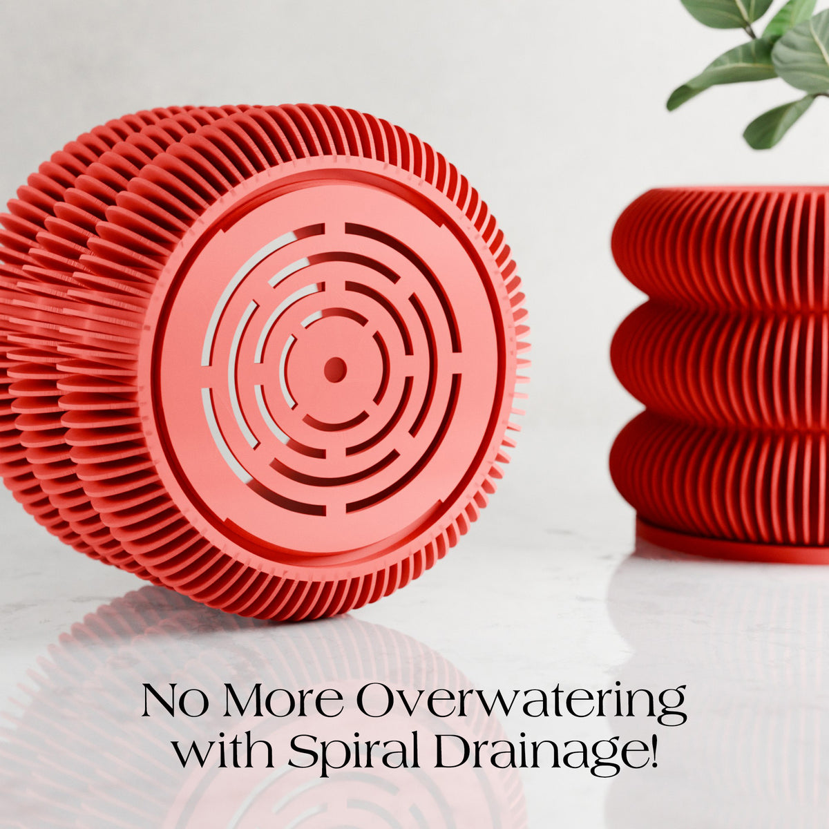 Triple BUBBLES Planter | RED
