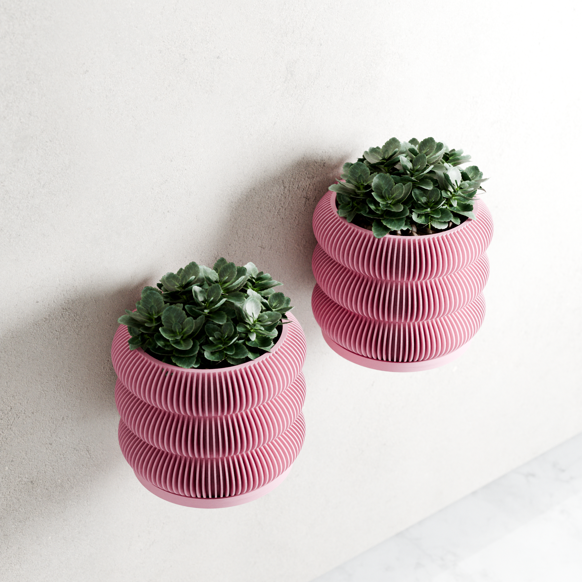 Hanging TRIPLE BUBBLE Wall Planter