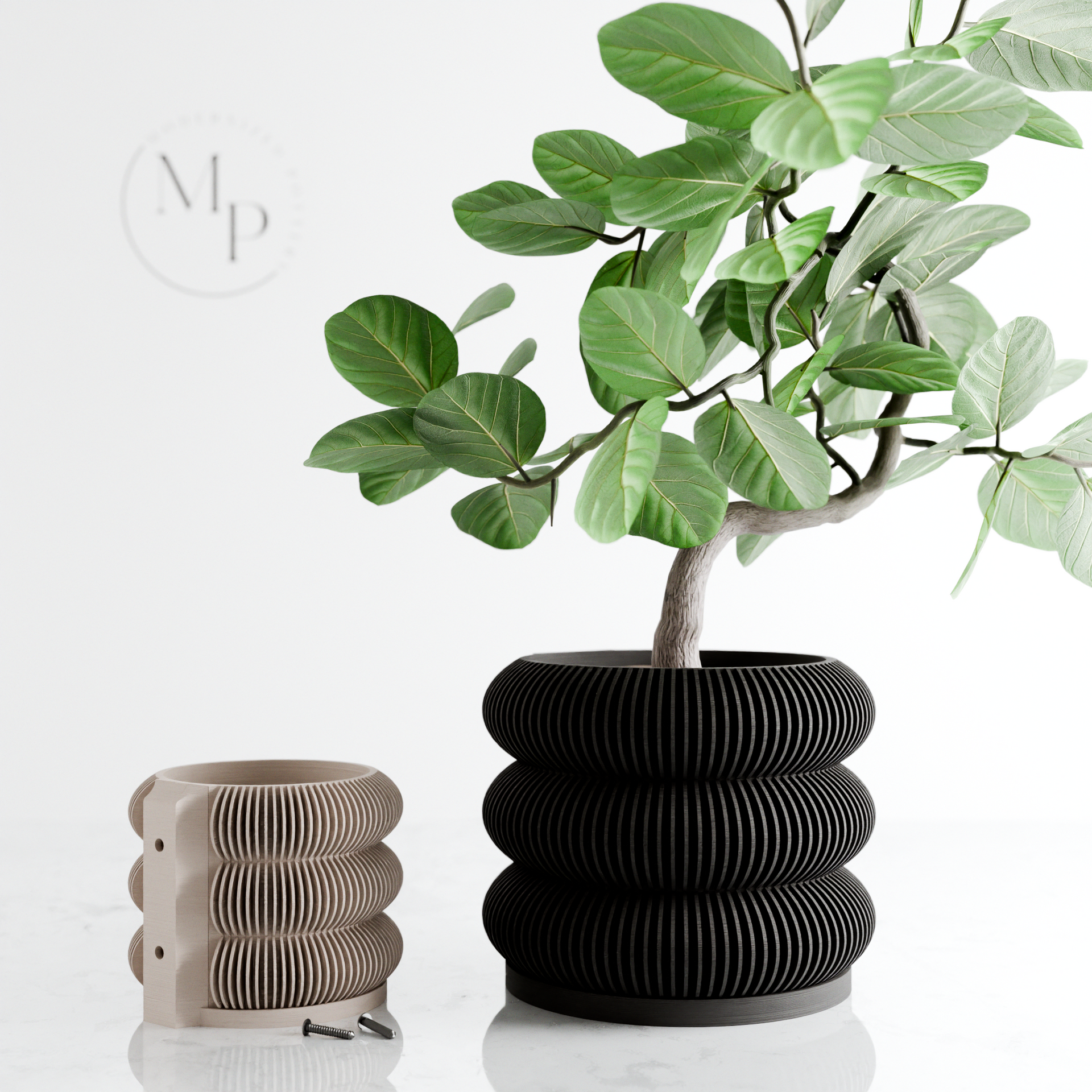3 pot wall planter Wall Planter
