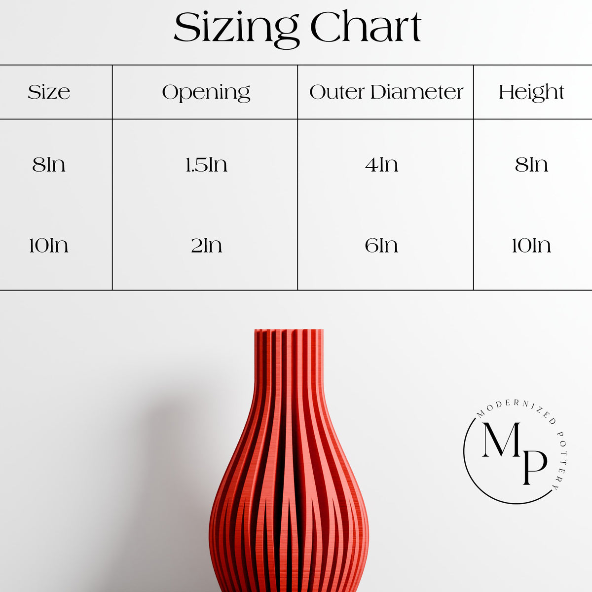 WILLOW Vase | RED
